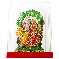 Embellished Radha Krishna Idol Set