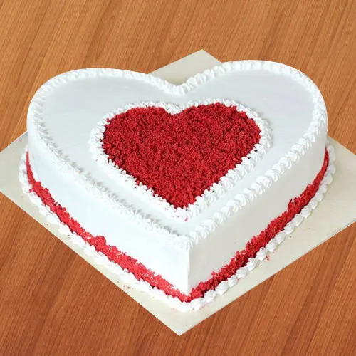 Deliver Heath Shaped Love Cake