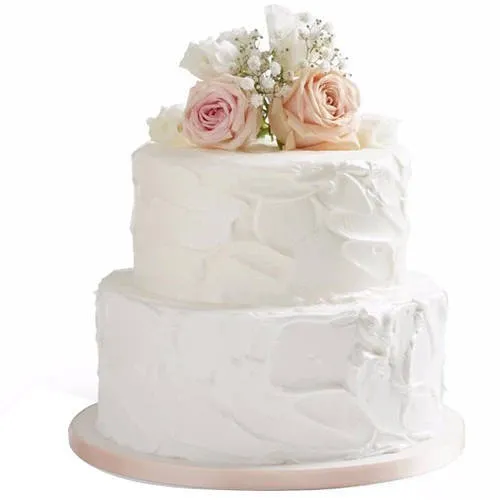 Online Yummy 2 Tier Wedding Cake