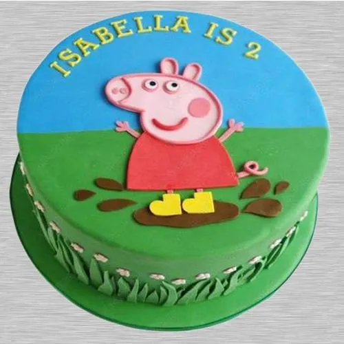 Peppa Pig Fondant Cake Topper - Etsy-sonthuy.vn