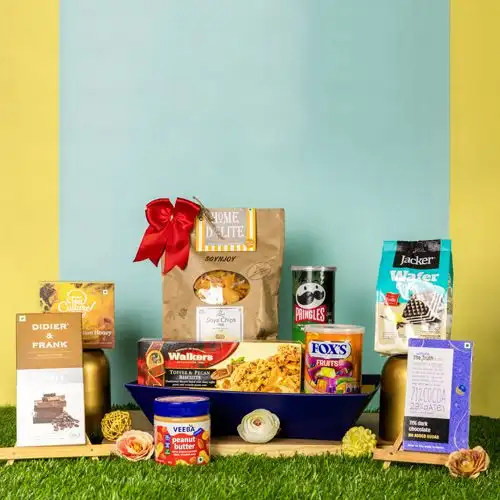 Decadent Snacks N Chocolates Treat Hamper