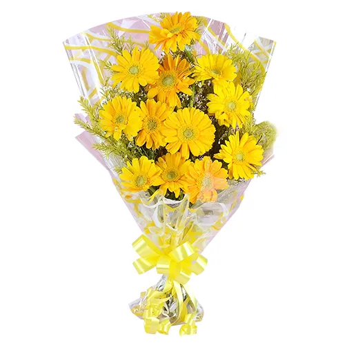 Send Online Arrangement of Yellow Gerberas