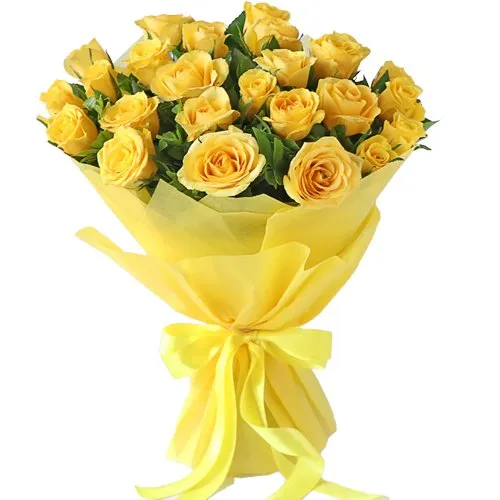 Gift Yellow Roses Bouquet Online