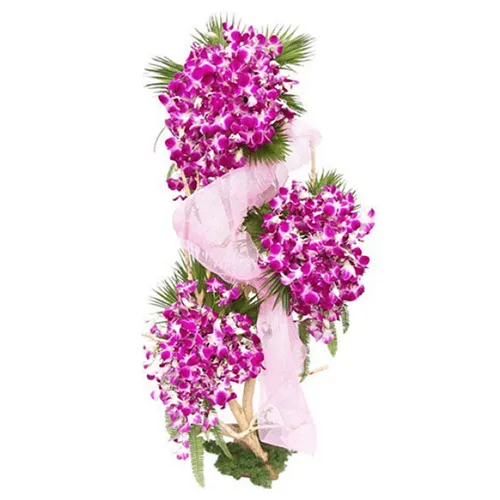 Order Three-Tier Orchids Arrangement Order Three-Tier Orchids Arrangement