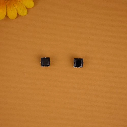 Stylish Gift  Square Black Earrings