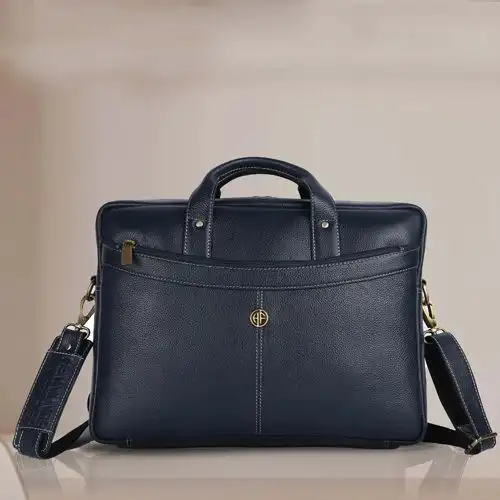 Classic Leather Laptop Bag for Men