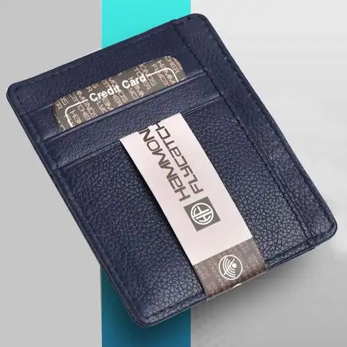 Fancy Leather RFID Protected Bi Fold Wallet