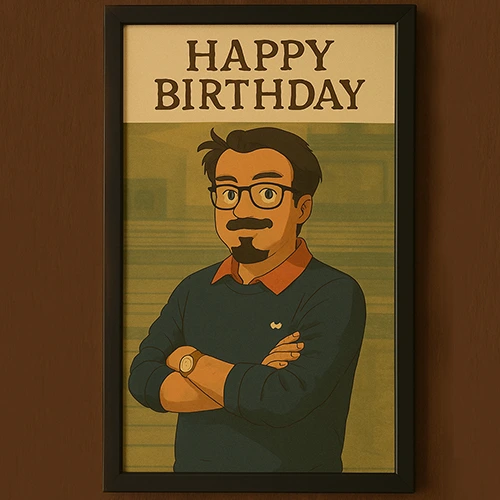 Ghibli Style - Photo Frame for Birthday