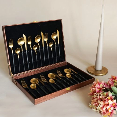 Timeless Black Starter Cutlery Set