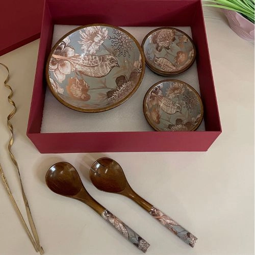 Whimsical Green Paradise Salad Bowl Hamper