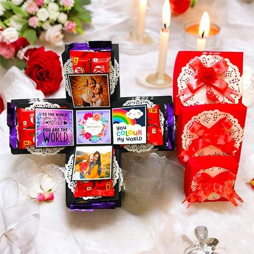 Mothers Day Memories Custom Explosion Box Gift