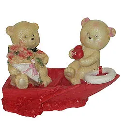 Send Twin Teddy Showpiece