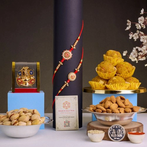 Traditional Punjabi Rakhi N Treats Hamper