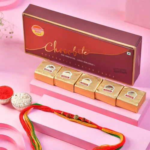 Divine Rakhi with Chocolate Bliss
