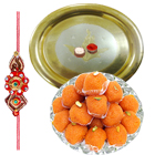 Special Rakhi with Assorted Sweets for Best Brother Special Rakhi with Assorted Sweets for Best Brother
