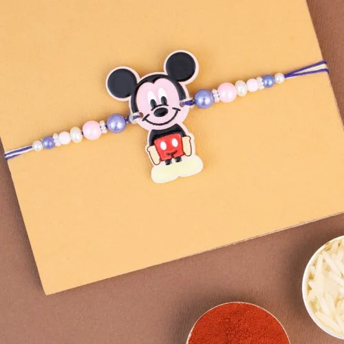 Joyful Mickey Mouse Rakhi Gift Set
