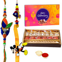 Lovely Gift of Well Prepared <font color=#FF0000>Haldiram</font>s Sweets and a Pack of Divine Cadbury Celebration Lovely Gift of Well Prepared <font color=#FF0000>Haldiram</font>s Sweets and a Pack of Divine Cadbury Celebration