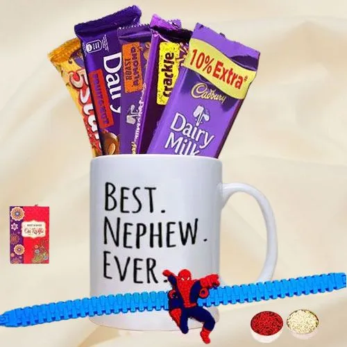 Spider Man Rakhi with Chocolates N 