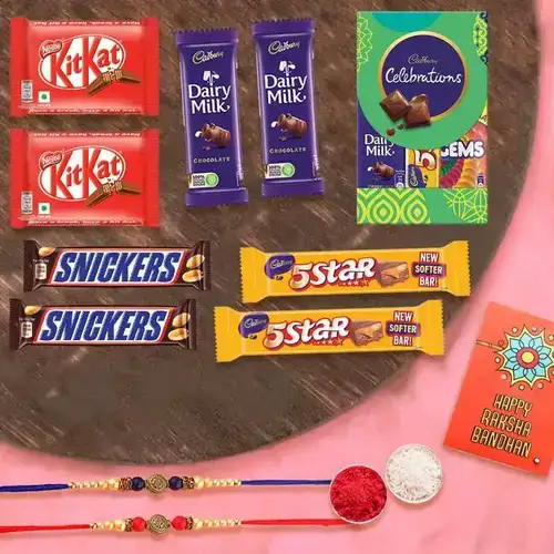 SFU E Com Rakhi with Sweet Chocolate  Amazonin Grocery  Gourmet Foods